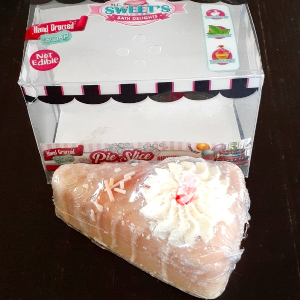 Pie Slice Birthday Cake Hand Crafted Soap New